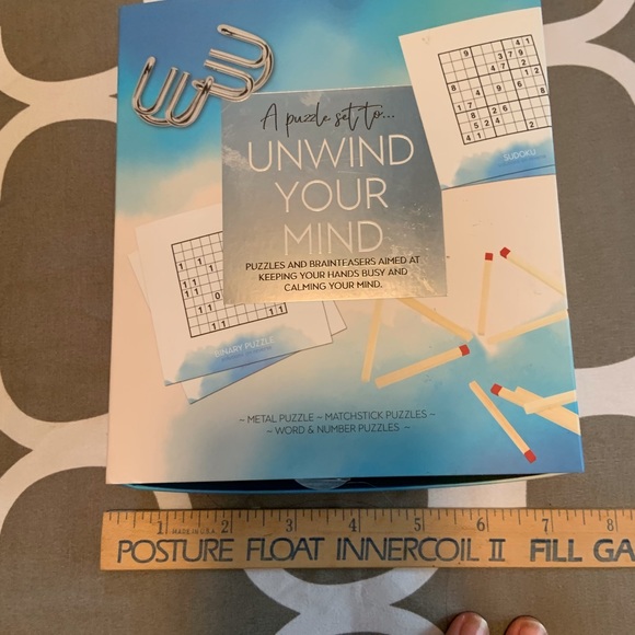 🦩Unwind Your Mind puzzle cards, metal puzzle and matchstick challenge - Picture 4 of 4
